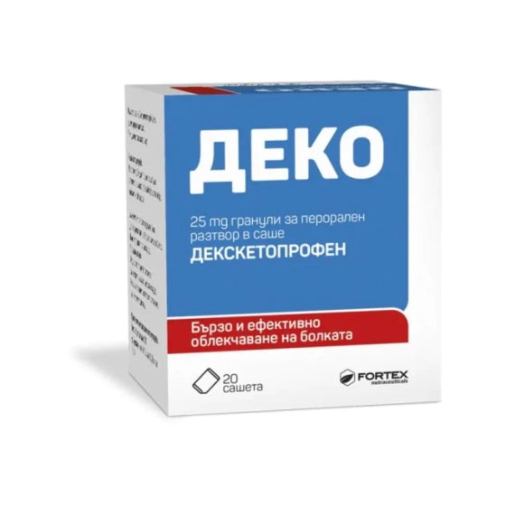 HITOSAN Деко гранули за перорален разтвор сашета при болка  25мг х20