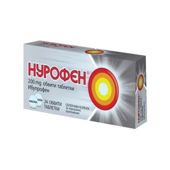 compare product Нурофен таблетки при болка и температура 200мг х24
