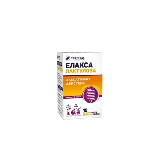 ELAXA Елакса Лактулоза саше за добра перисталтика х12 Fortex