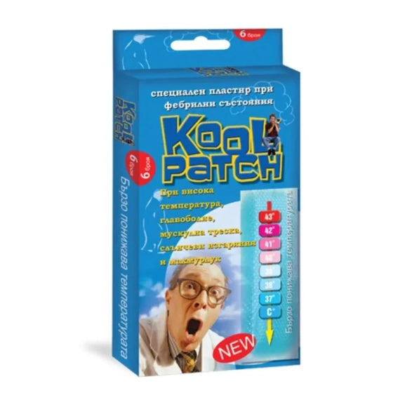 NEOPLAST Куул пач лепенки при висока температура, главоболие, махмурлук х6