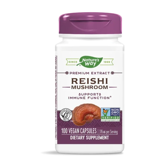 NATURES WAY Рейши капсули за силен имунитет 190мг х100 Nature's Way