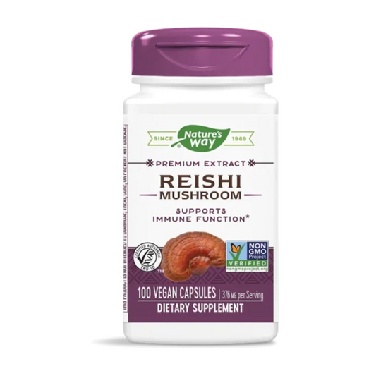 NATURES WAY Рейши капсули за силен имунитет 190мг х100 Nature's Way