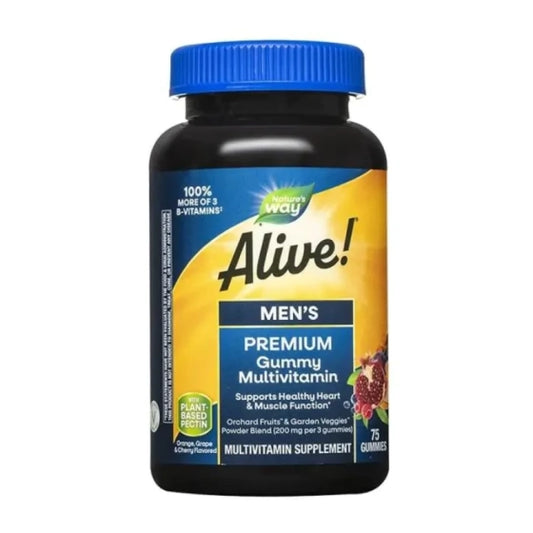 Alive Мултивитамини за мъже желирани таблетки х75 Nature's Way