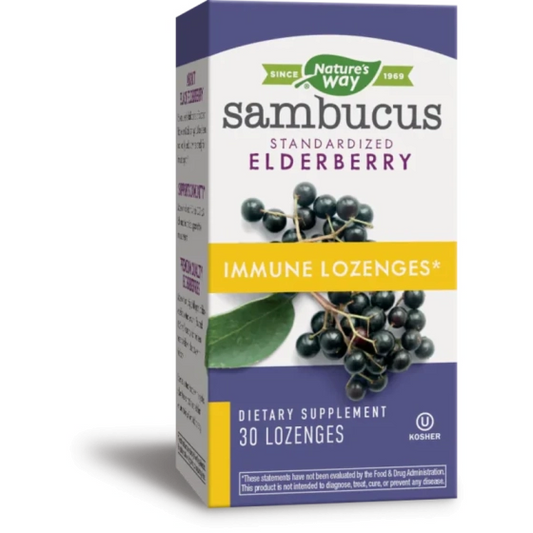 NATURES WAY Самбукус Immune таблетки за смучене 210мг х30 Nature's Way