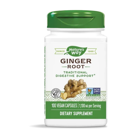 NATURES WAY Джинджифил капсули при стомашен дискомфорт 550мг х100 Nature's Way