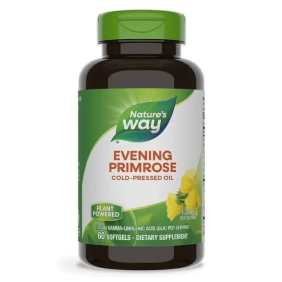 NATURES WAY Иглика масло капсули в подкрепа на женското здраве 1300мг х60 Nature's Way
