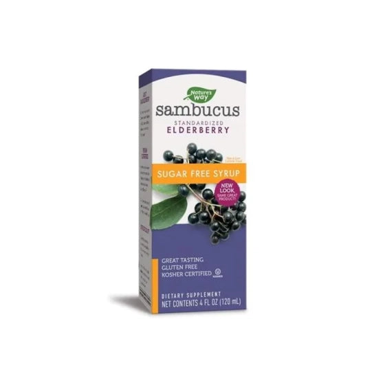 NATURES WAY Самбукус сироп без захар за имунитет 120мл Nature's Way
