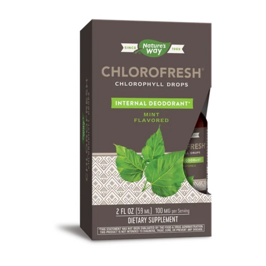 NATURES WAY Хлорофреш хлорофилови капки за детоксикация и храносмилателни смущения 59мл Nature's Way