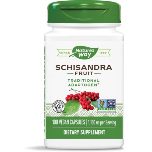 NATURES WAY Шизандра капсули за антиоксидантна защита и висок имунитет 580мг х100 Nature's Way
