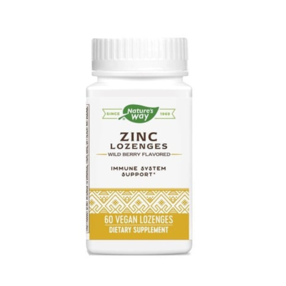 NATURES WAY Цинк с ехинацея и витамин С таблетки за имунитет х60 Nature's Way - Снимка 2 от 2