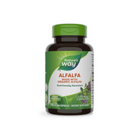 NATURES WAY Люцерна капсули при задържане на течности, менопауза и ПМС  405мг х100 Nature's Way - Снимка 2 от 2