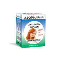 ABOPHARMA Цинк - Биотин капсули за коса, кожа и нокти х30 Abopharma - Снимка 2 от 2