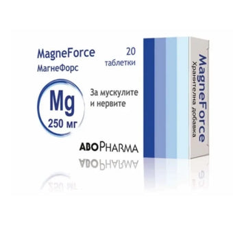 compare product Магнефорс - Магнезий таблетки за мускули и нерви 250мг х20 Abopharma