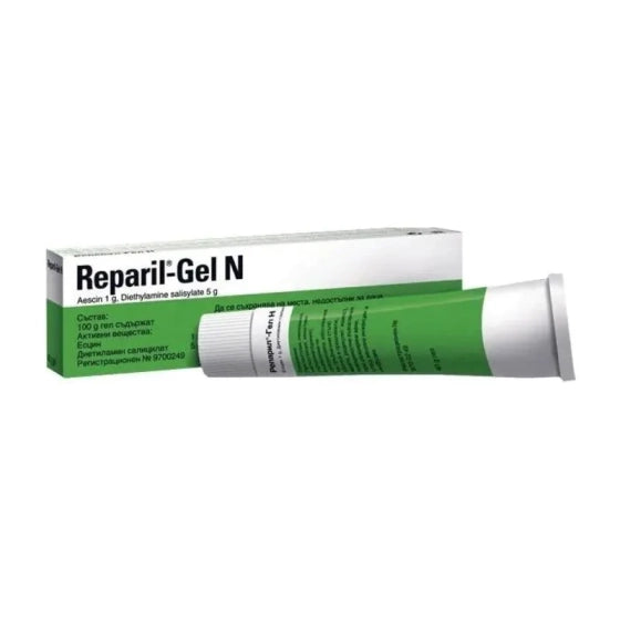 REPARIL N Репарил гел Н при оток, болка и възпаление 40гр