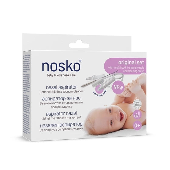 NOSKO Носко baby set аспиратор за нос + четка - Снимка 2 от 2