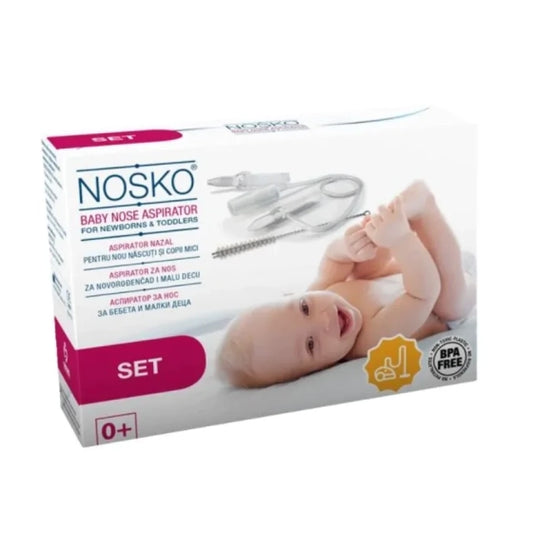NOSKO Носко baby set аспиратор за нос + четка - Снимка 1 от 2