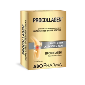 compare product Проколаген таблетки за здрави стави, кости, сухожилия и кожа х30 Abopharma