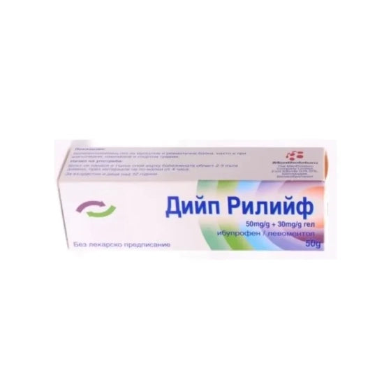 DEEP RELIEF Дийп Рилийф гел при мускулни и ревматични болки 50г