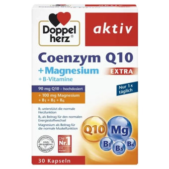 compare product Doppelherz Коензим Q10 + Магнезий екстра капсули х30