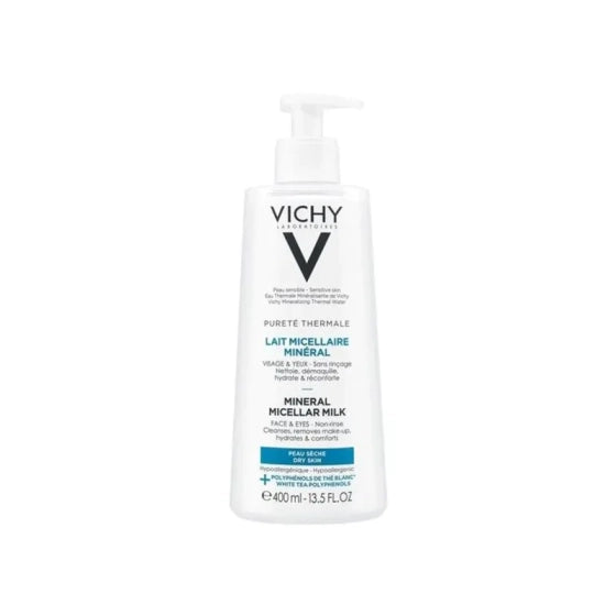 Vichy purete thermale мицеларно мляко за суха кожа 400мл. 675000