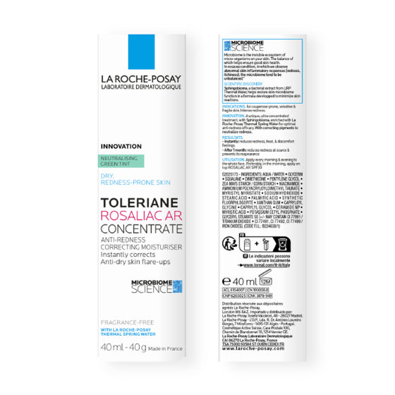La Roche-Posay Toleriane Rosaliac AR Concentrate Коригираща хидратираща грижа 40мл 807043 - Снимка 2 от 7