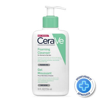 compare product Cerave измиваща гел пяна за лице и тяло, нормална към мазна кожа 236мл.597197