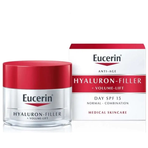 Eucerin hyaluron filler + volume lift дневен крем нормална/смесена кожа 50мл Годен до: 28.2.2026 г.