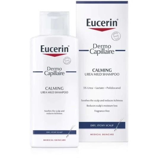 Eucerin dermo capillaire шампоан за сух скалп с 5% урея 250мл Годен до: 31.5.2026 г.