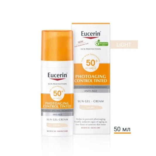 Eucerin слънцезащитен крем за лице оцветен fair spf 50+ 50 ml