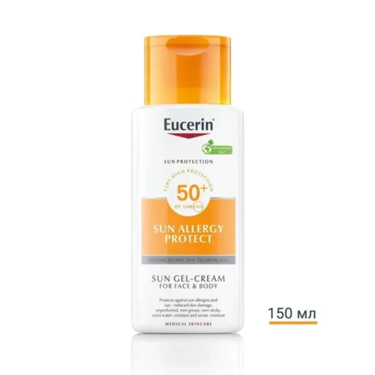 Eucerin крем-гел против слънчеви алергии spf50 150мл