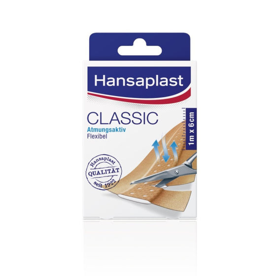 Hansaplast пластир класик 1m x 6cm