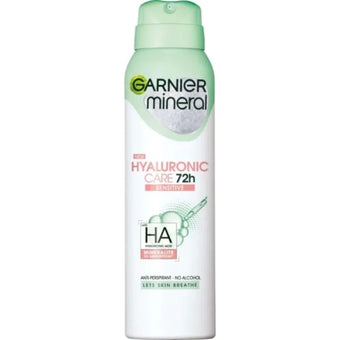 compare product Garnier deo hyaluro care antiperspirant спрей 150мл