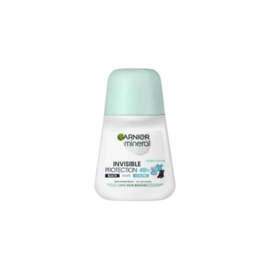 Garnier deo invisible bwc clean cotton рол он 50мл