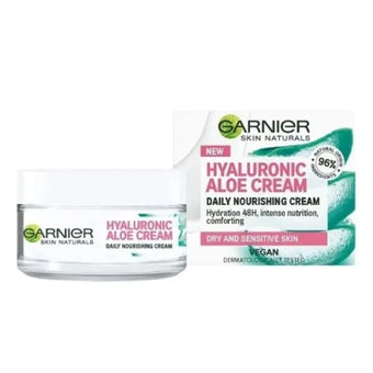 compare product Garnier skin naturals hyaluronic aloe гел крем за чувствителна кожа 50мл