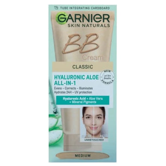 compare product Garnier skin naturals hyaluronic aloe bb classic дневен крем medium 50 мл