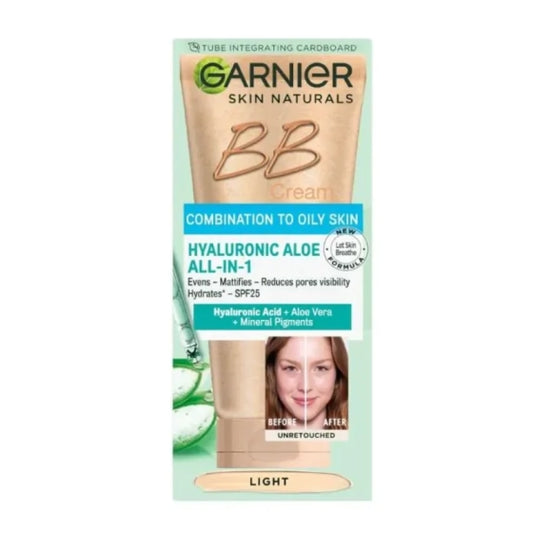 Garnier skin naturals hyaluronic aloe bb oil free крем light 50мл