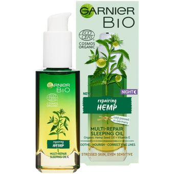 compare product Garnier bio hemp възстановяващо нощно олио 30мл