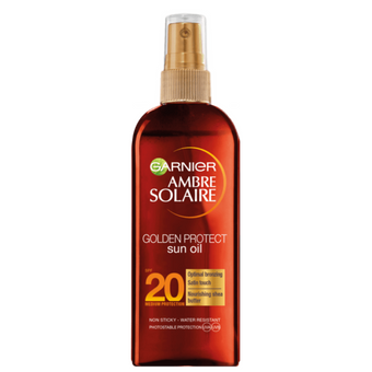 compare product Garnier ambre solaire олио spf 20 150мл