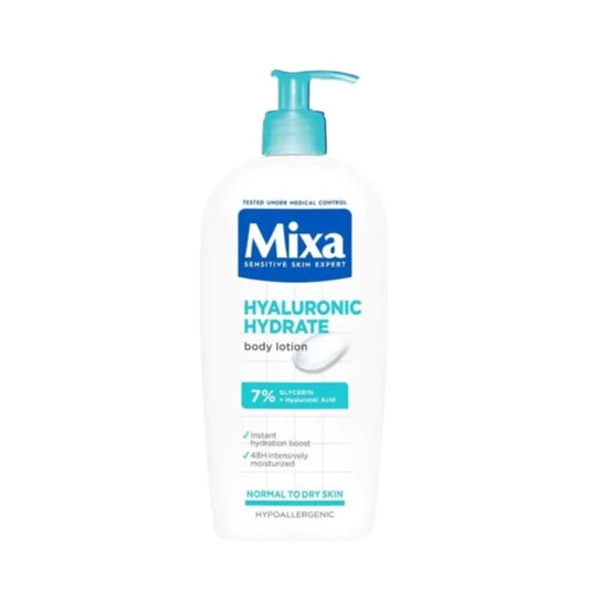Mixa hyalurogel лосион за тяло за интензивна хидратация 400мл
