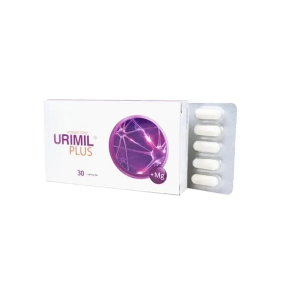 URIMIL Уримил плюс капсули  за здравето на периферната нервна система х30 Naturpharma