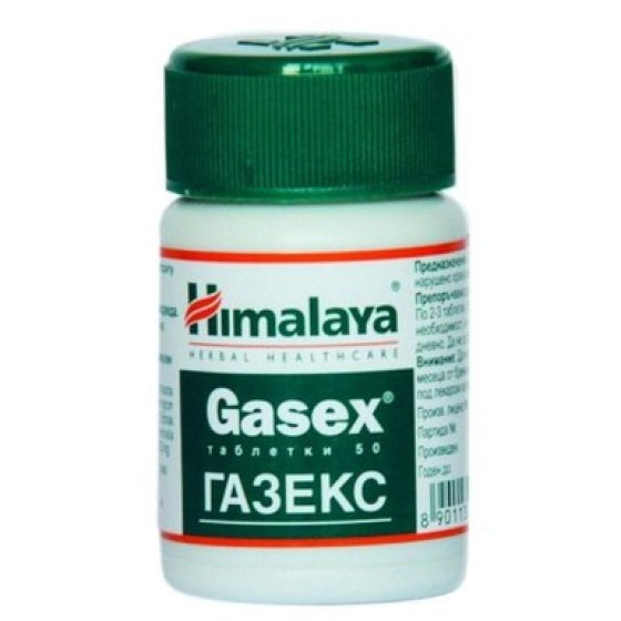 HIMALAYA Газекс таблетки при газове х50 Himalaya