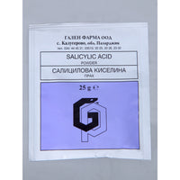 GALEN PHARMA Ацидум салициликум 25гр - Снимка 2 от 2