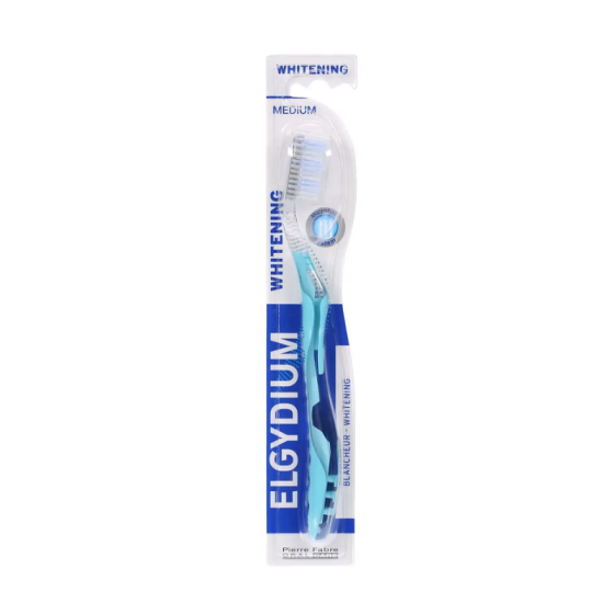 Elgydium избелваща четка за зъби medium