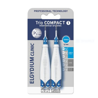 compare product Elgydium clinic трио компакт тесни междузъбни простр trio 111
