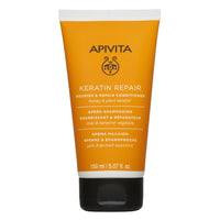 Apivita nourish & repair подхранващ и възстановяващ шампоан за суха  и увредена коса с маслина и мед - Снимка 2 от 2