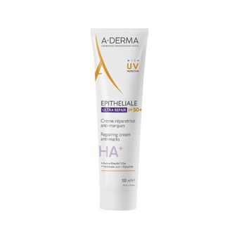 compare product A-Derma Epitheliale Ultra Repair Възстановяващ крем срещу следи с UV защита SPF50+ 100 мл