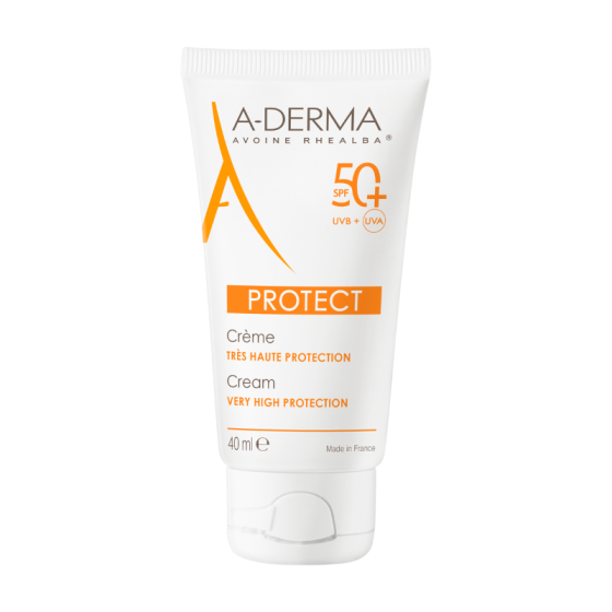 A-derma protect creme spf50+ протект крем spf50+ за суха кожа 40ml - Снимка 2 от 2
