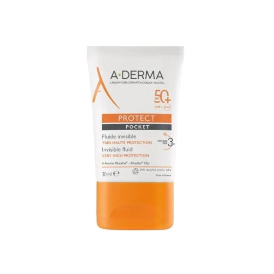 A-derma protect pocket невидим флуид spf50+ 30мл ad 30ml - Снимка 1 от 2