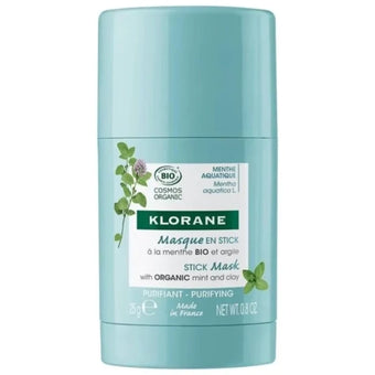 compare product Klorane mint стик-маска за лице за комбинирана към мазна кожа с глина и органична водна мента 25г