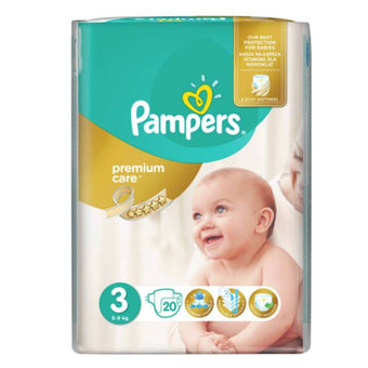 compare product Pampers premium care пелени smp размер 3 /6-10кг./ x20